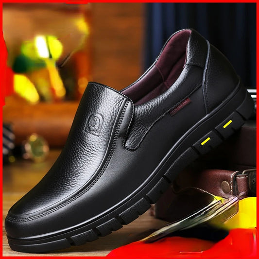 Handmade Shoes L1 Casual Shoes For Men Flat Platform Footwear Loafers Genuine Leather.