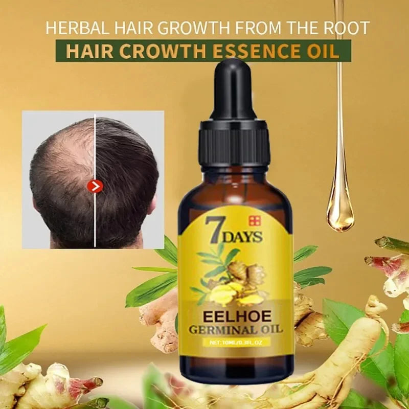 Fast Hair Growth Hair Oil Treatment Anti Hair Loss Men Women Scalp Treatment Serum Products