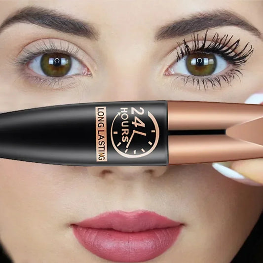 Makeup Cosmetic Mascara Waterproof Anti-sweat  Lengthens Eyelashes Extension