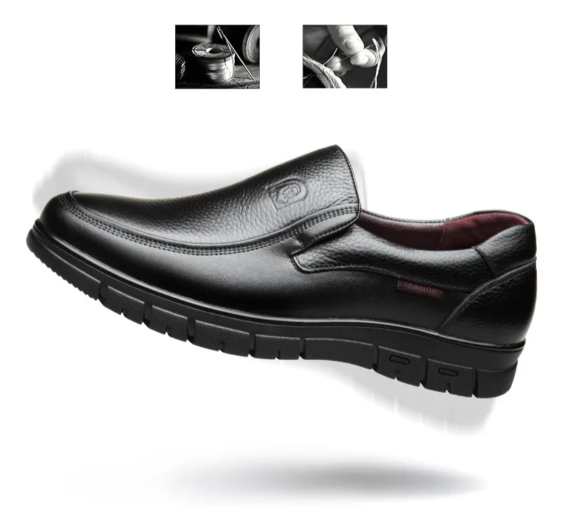 Handmade Shoes L1 Casual Shoes For Men Flat Platform Footwear Loafers Genuine Leather.